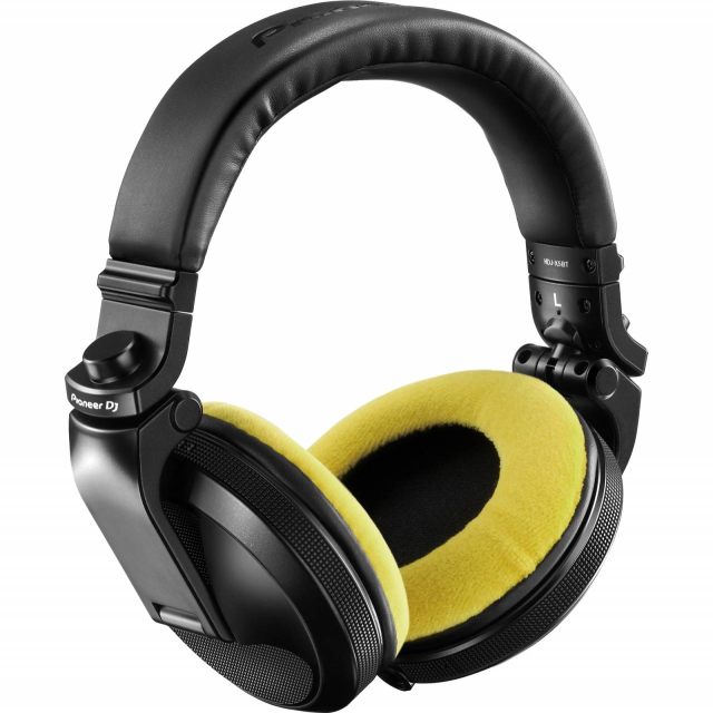 Earpad Set VELOUR for Pioneer HDJ-X - yellow