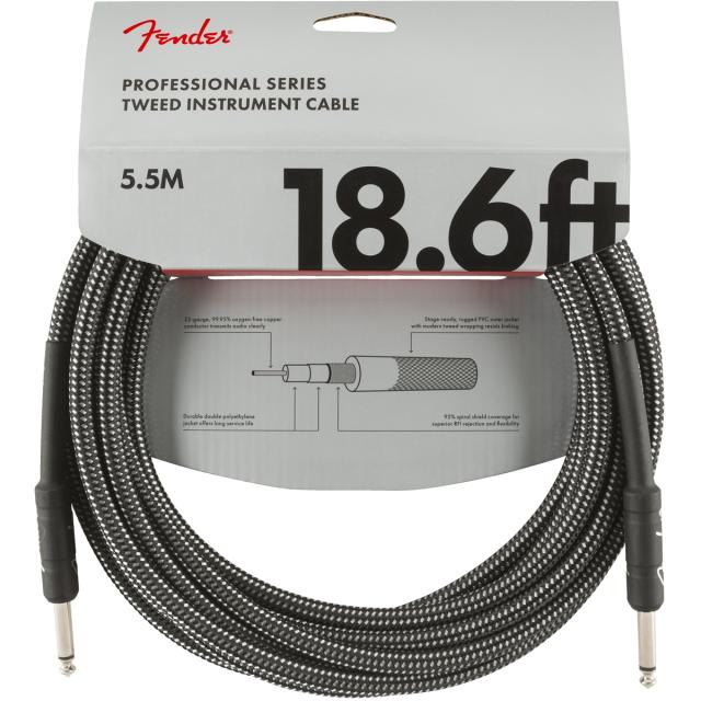 Professional Series Instrument Cable 18.6' Gray Tweed
