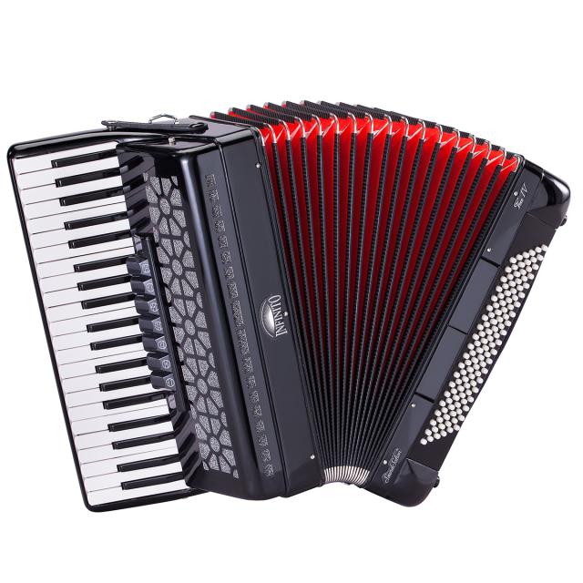 120 bass 3/5 accordion black