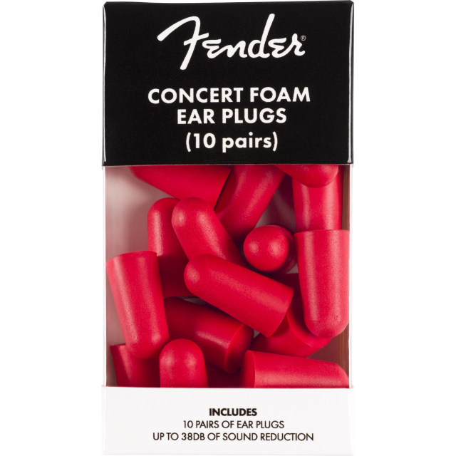 Ear Plugs Fender concert foam ear plugs (10 pairs) 0990545003