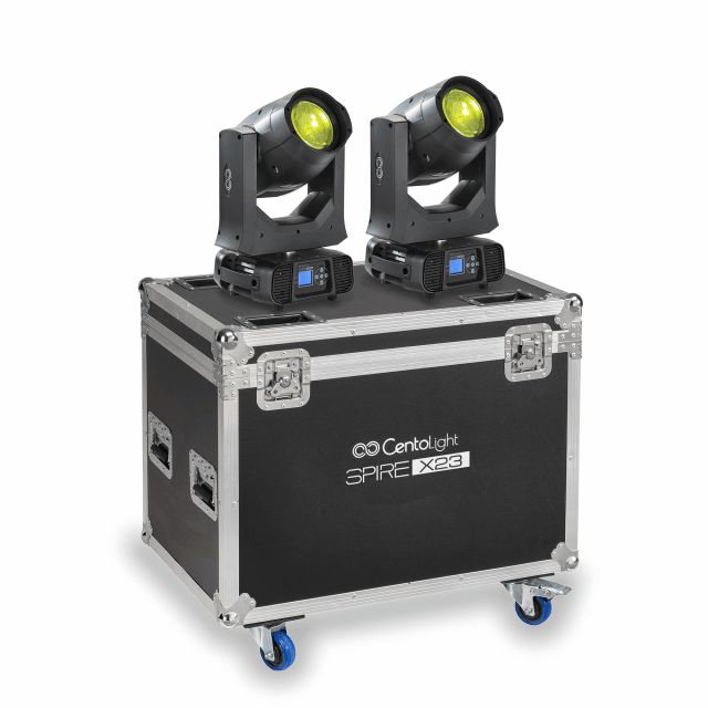 2 x Discharge Beam moving head 230 w with Flight Case