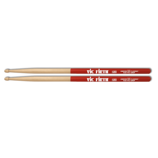 Wood Tip American Classic® Vic Grip Hickory Drumsticks (Extreme)