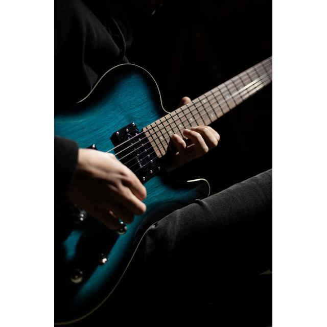 Electric guitar w/ Wilkinson Humbuckers and self locking tuners