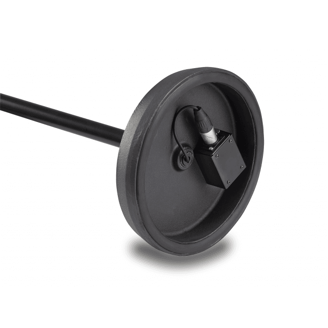 Microphone stand with XLR connection