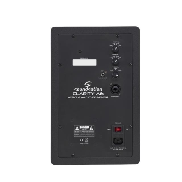 Bi-amplified 2-way studio monitor with 6,5" Woofer
