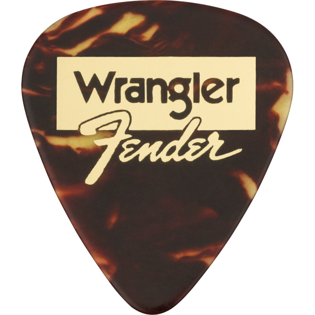 Fender® and Wrangler® Picks, 351 Shape, Tortoiseshell, (8pcs)