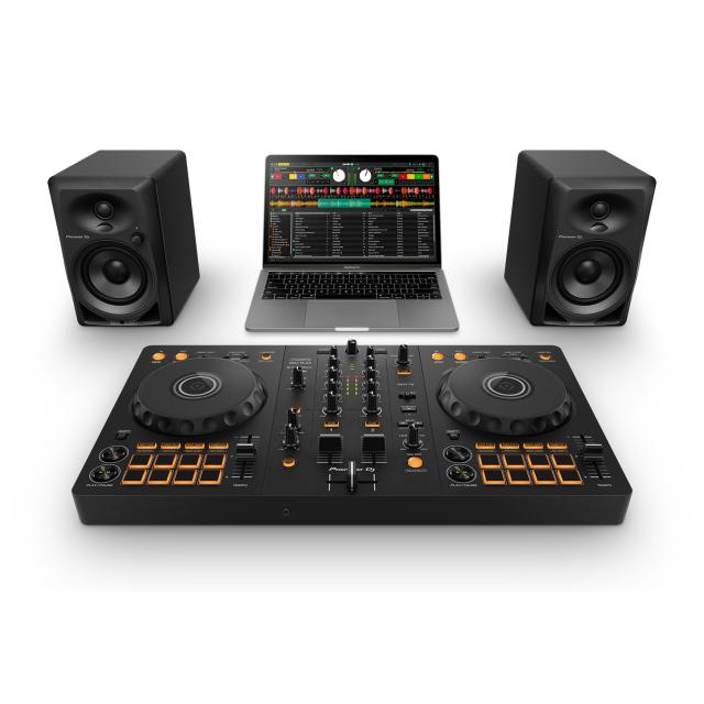 2-channel DJ controller for multiple DJ applications
