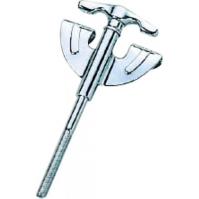 Gancio per grancassa con tirante a T