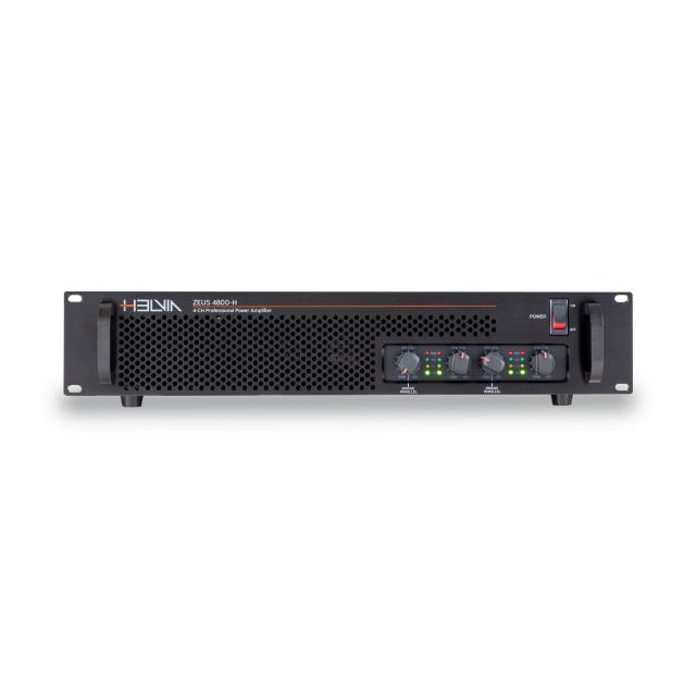 4 x 800W @ 8ohm / 4 x 1050W @ 4ohm Professional Class-H Power Amplifier