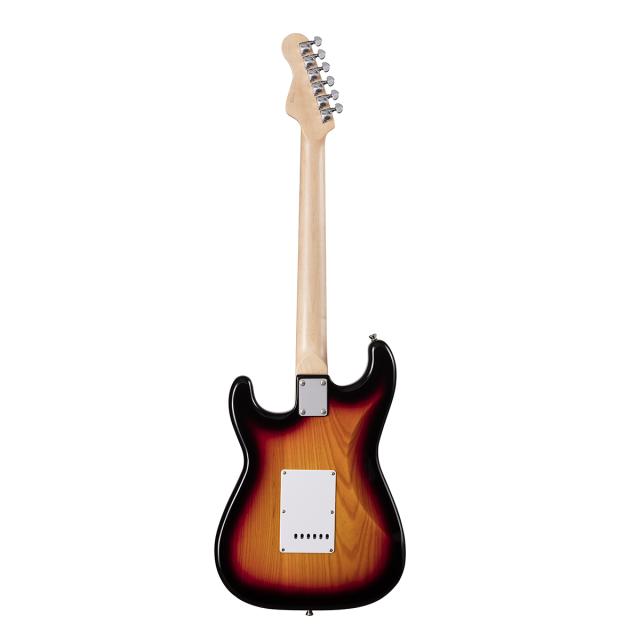 Chitarra elettrica double cutaway con 2 single coil + humbucker splittabile e meccaniche autobloccanti (equipaggiata Wilkinson, tastiera eco-rosewood)