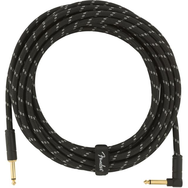 Cavo per strumenti serie Deluxe Straight/Angle 18.6' (5,5 m)  Black Tweed