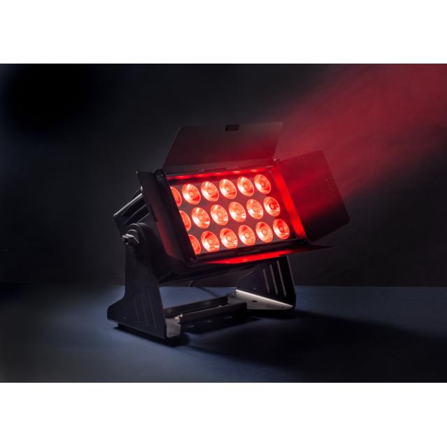 Set 4 Faro wash a batteria ad alta potenza 18x15W IP65