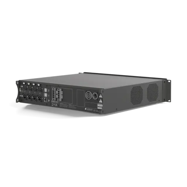4x750W @ 4 Ohm Class-D Amplifier, Integrated DSP, 2x2 Dante Channels Enabled