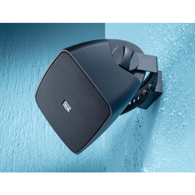 4" Waterproof 2-way Passive Wall-Mount Speaker Pair, Black