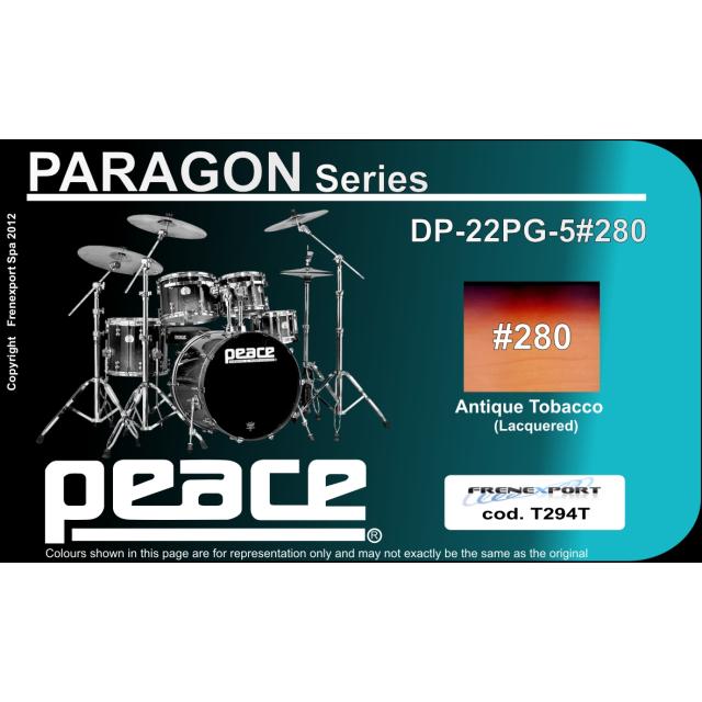 Drum Set 5 pcs in Acero Canadese con finiture laccate speciali