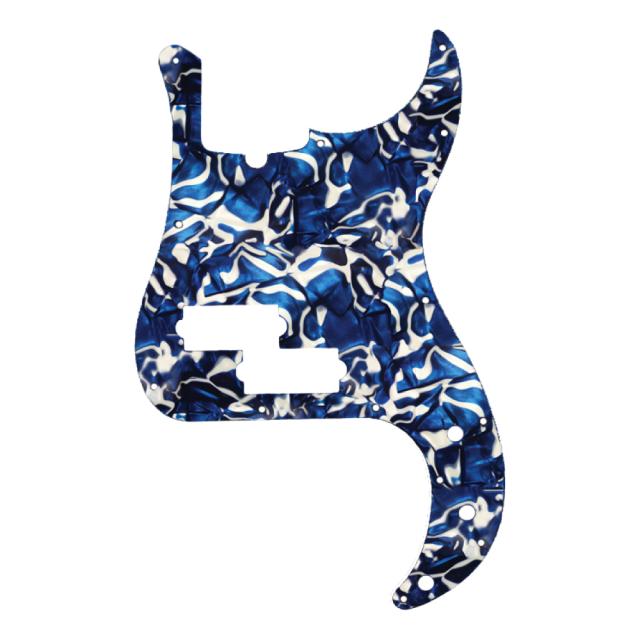 P-Bass Pickguard Blue Sparkle