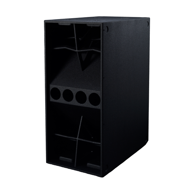 Dual 18” horn-loaded subwoofer – 3200 W AES – 4 Ohm