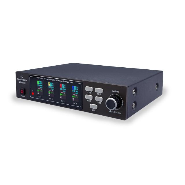 UHF True Diversity 4-CH Wireless System – 4 Handmic A1 (516-558 MHz)