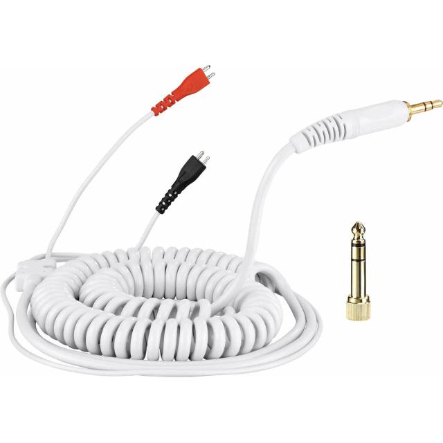 Spiral cord DeLuxe per Sennheiser HD 25 - 3.5m - bianco