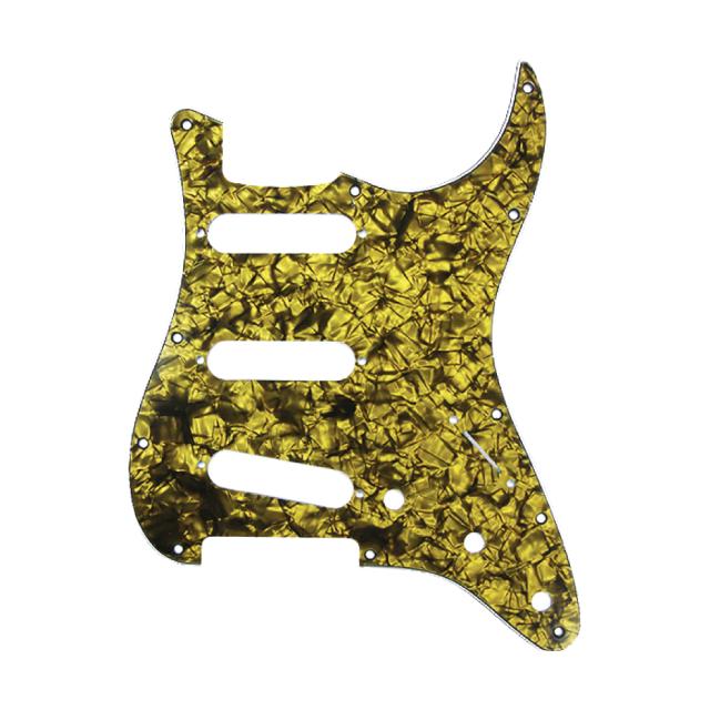 Strat Pickguard Gold Pearl (S-S-S)