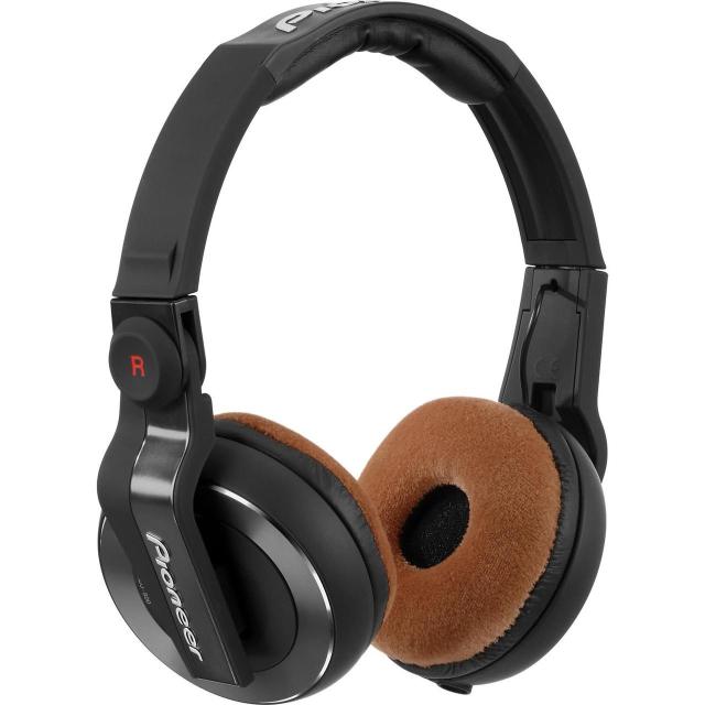 Earpad Set Velour for Pioneer HDJ-500 - wood