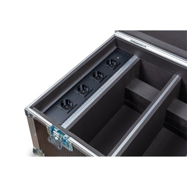 FLIGHT CASE CENTOLIGHT PER 4 MOODMASTER 8