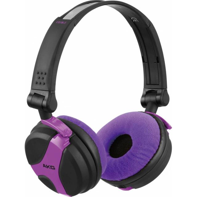 Earpad Set VELOUR for AKG K518 DJ & K518 LE  - violet