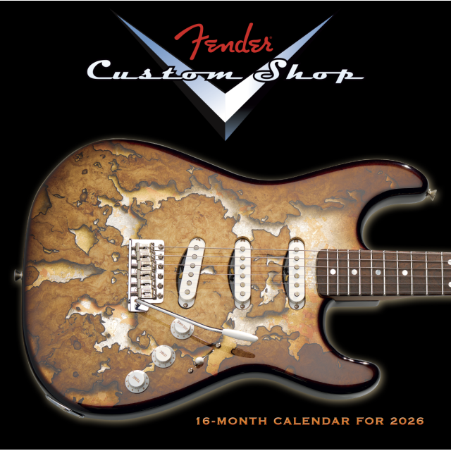 2026 Fender® Custom Shop Calendar