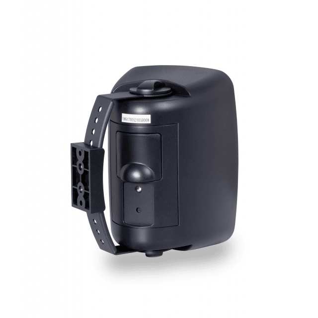 4" Waterproof 2-way Passive Wall-Mount Speaker Pair, Black