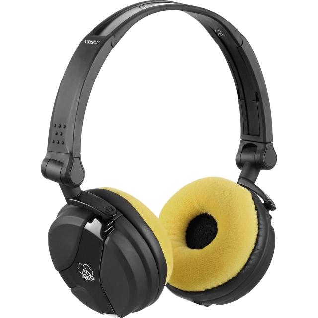 Earpad Set VELOUR for AKG K518 DJ & K518 LE  - yellow