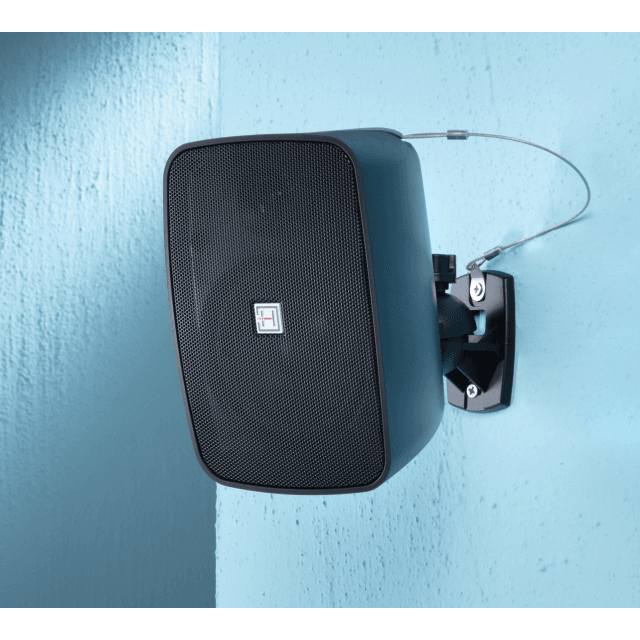 4" Waterproof 2-way Passive Wall-Mount Speaker Pair, Black