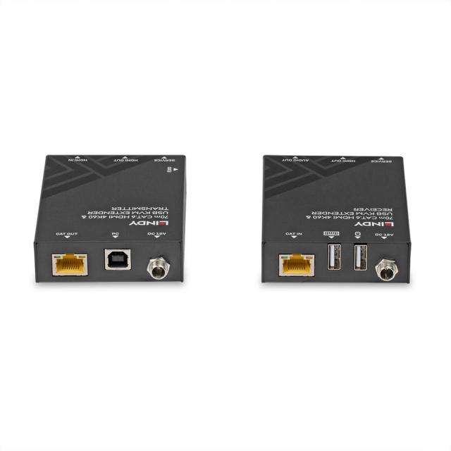Extender KVM HDMI 4K60, USB & Audio, 70m