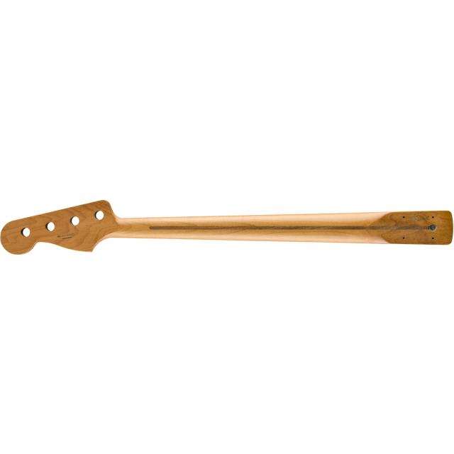 Manico Jazz Bass in Roasted Maple, 20 tasti jumbo medi, 9,5 ", acero, forma a C.