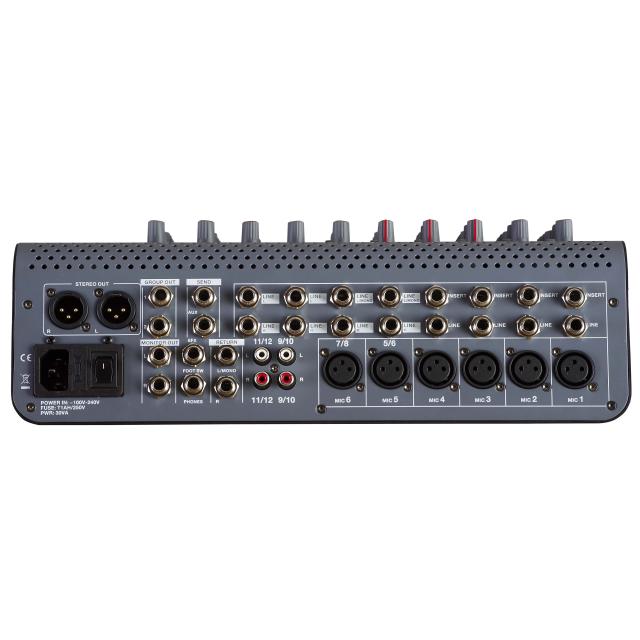 12-Channel Professional Mixer with DSP