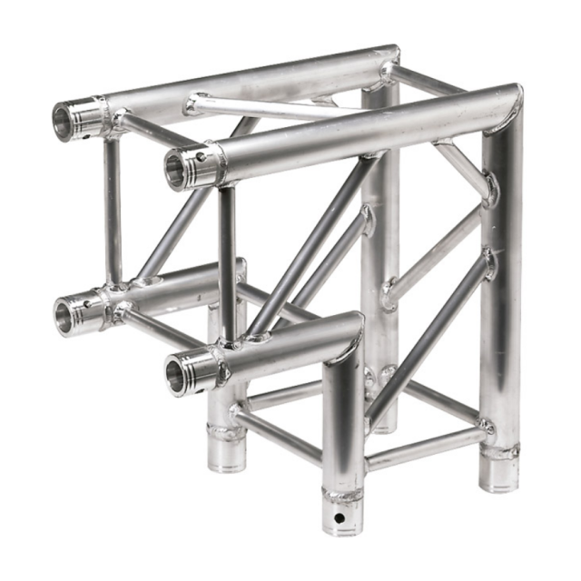 Angolo di Giunzione a 90° a 2 vie con lato da 29 cm per Truss Quadrata (29CP)