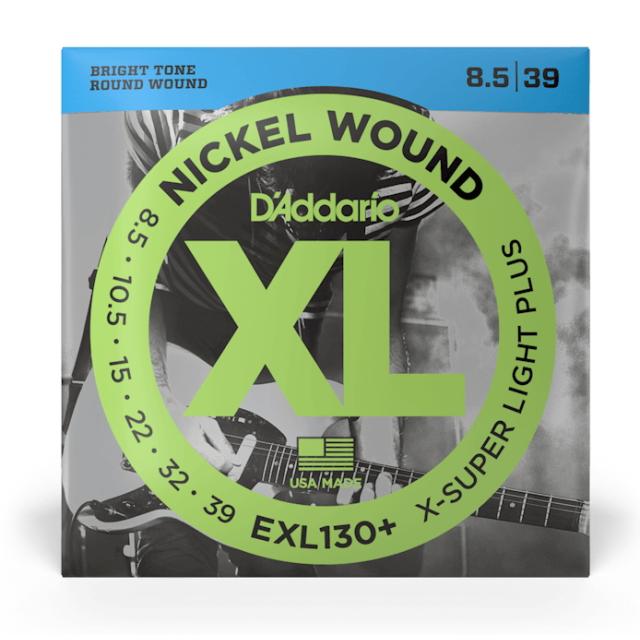 Nickel Wound Electric Guitar Strings, Extra-Super Light, 8.5-39