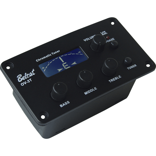 Preamp for slim body guitar with tuner OV3T Frenexport SpA