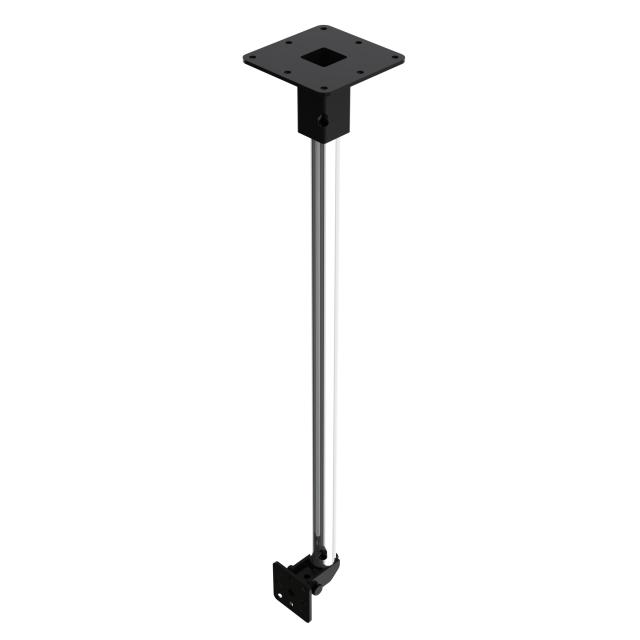 Supporto da soffitto in acciaio T80 per le serie Venu V2, ArcM e Cyclone series, lunghezza: 1000mm colore Nero