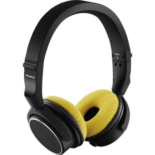 Earpad Set VELOUR for Pioneer HDJ-S7 - yellow