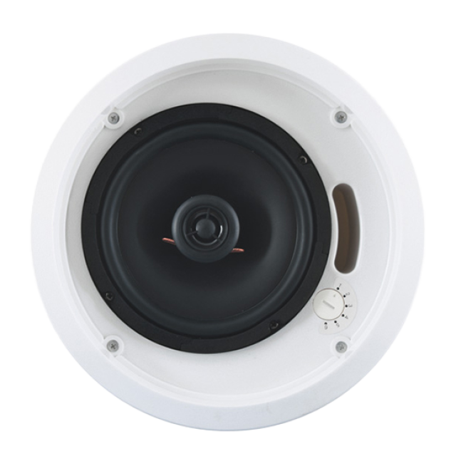 Altoparlante da Soffitto a 5.25" 20W 2 vie 70V/100V con Coperchio Posteriore