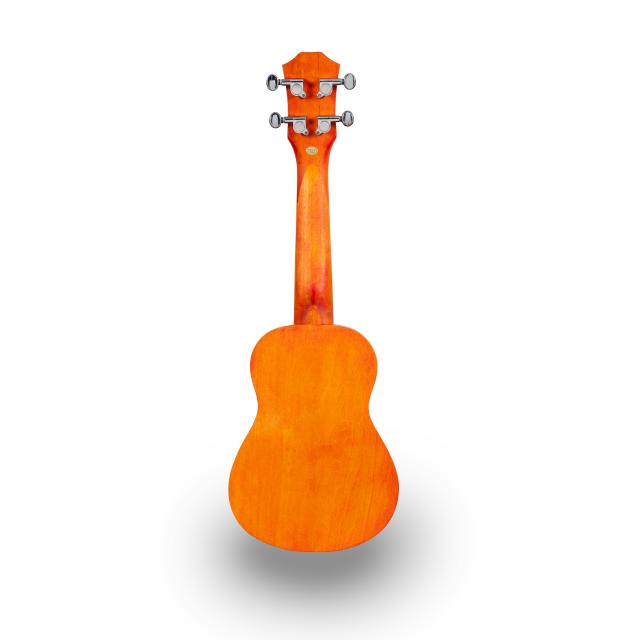 Ukulele soprano con disegno intarsiato e borsa
