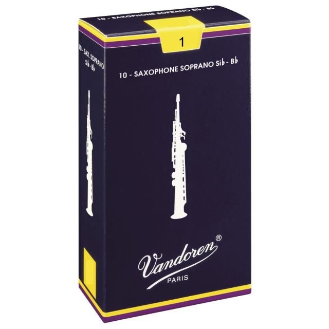 Confezione 10pz si Ance per Sax Soprano in Sib 1 Traditional