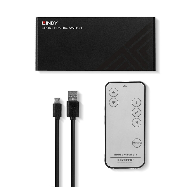 Switch HDMI 2.0 18G 3 Porte