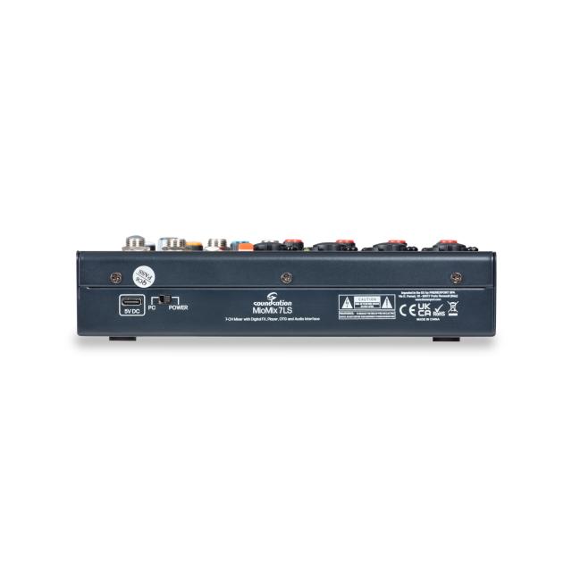 Mixer a 7 canali con effetti digitali, player, OTG e interfaccia audio