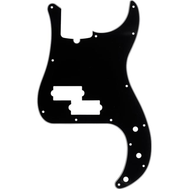 Pickguard, Precision Bass® 13-Hole Mount (with Truss Rod Notch), Black, 3-Ply