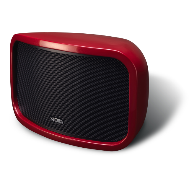 8” passive 2-way loudspeaker in fibreglass (red)
