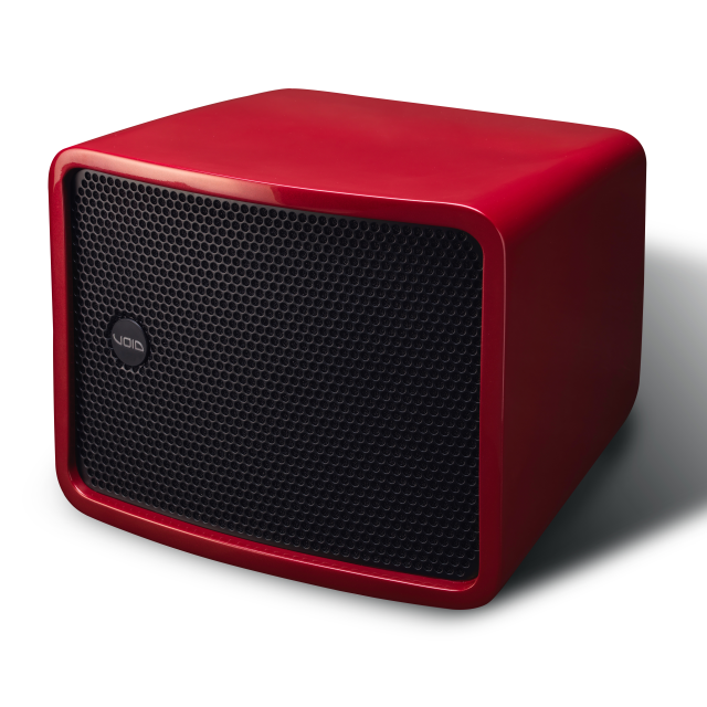 Subwoofer 1x12”, 600 W AES, 8 Ω, reflex, con cabinet in vetroresina (colore Rosso)