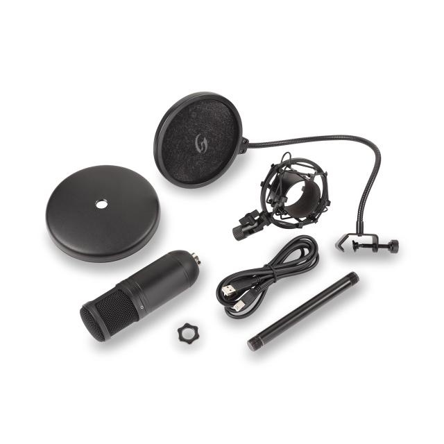 KIT MICROFONO DA STUDIO A CONDENSATORE USB