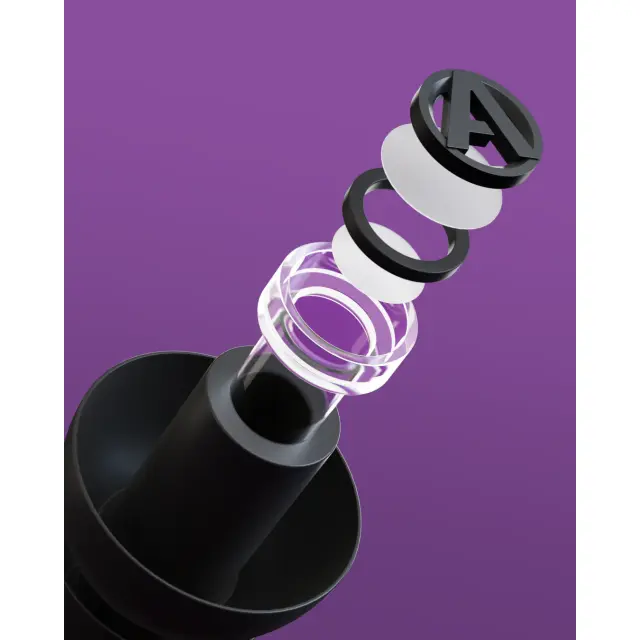 High-fidelity earplugs for festivals, concerts & clubs. - Black