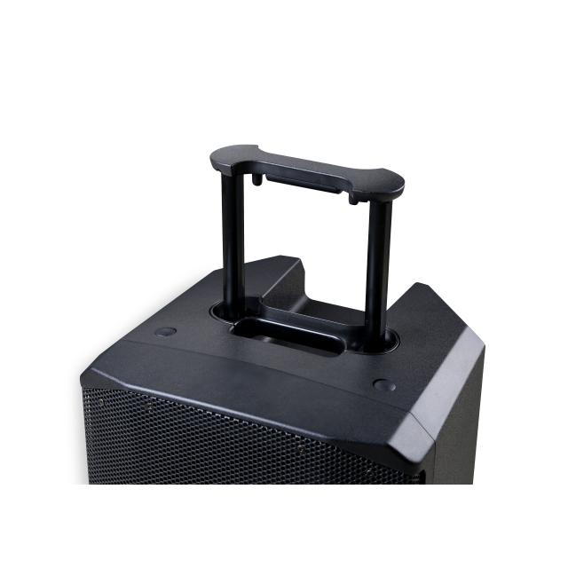 Sistema PA Portatile 15” 2-Vie con Batteria, Trolley e Mobile App